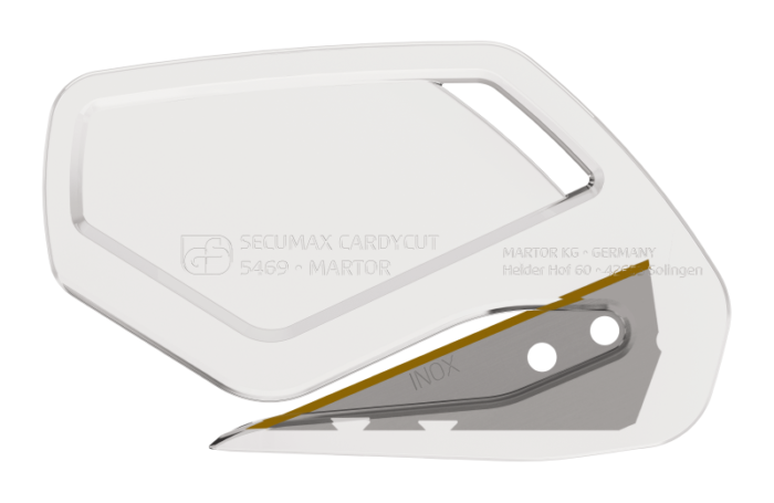 SECUMAX CARDYCUT TRANSPARANT RVS/TiN 10 stuks