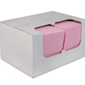Reinigingsdoek nonwoven 135gr/m² rood, 38x40cm, 100 stuks