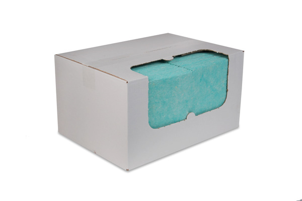 Reinigingsdoek nonwoven 135gr/m² groen, 38x40cm, 100 stuks