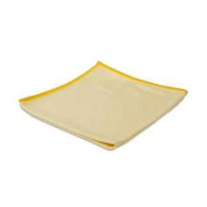 Microvezel glas en metaaldoek 40x40 geel 10st.