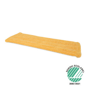 Microvezel vlakmop, set a 5 stuks, 45cm, geel