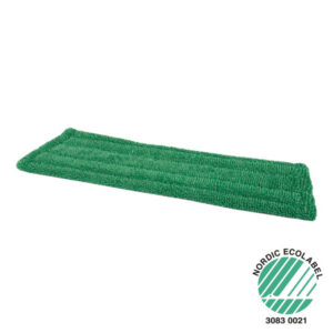 Microvezel vlakmop, set a 5 stuks, 45cm, groen