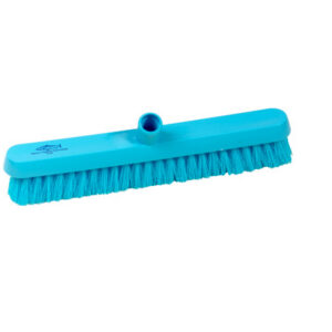 Hillbrush b1082b bezem, smal zacht. Blauw