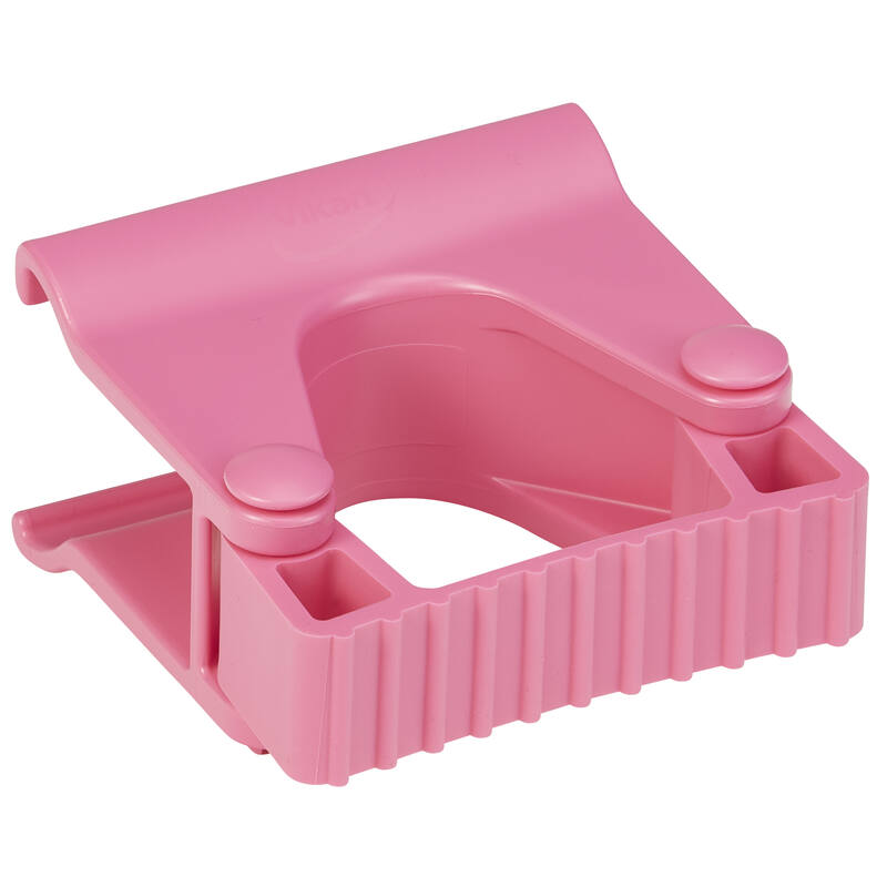 Vikan Hygiene Hi-Flex onderdeel voor ophangsysteem: klemmodule voor rail, roze