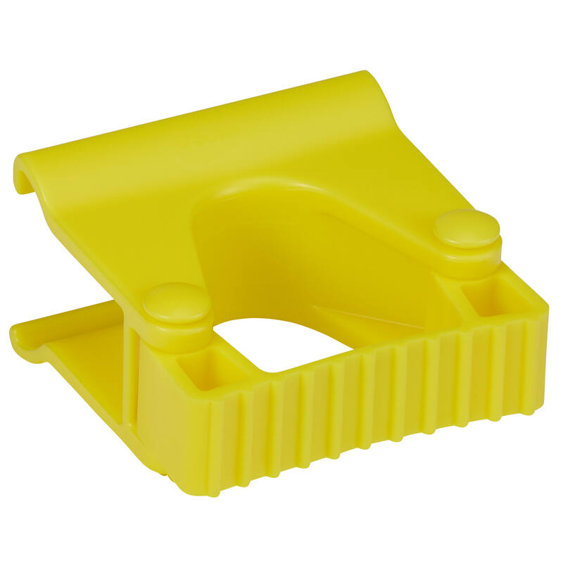 Vikan Hygiene Hi-Flex onderdeel voor ophangsysteem: klemmodule voor rail, geel