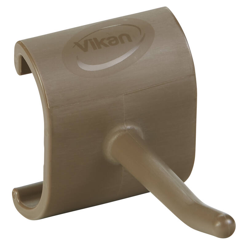 Vikan Hygiene Hi-Flex onderdeel voor ophangsysteem: haakmodule voor rail, bruin
