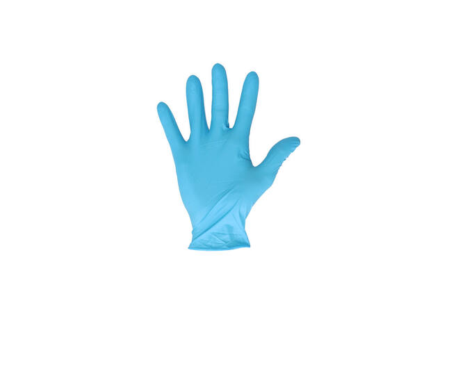 Handschoen CMT SOFT NITRIL ongepoederd BLAUW - dispenser 100 stuks maat S