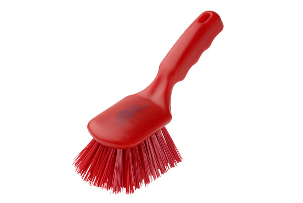 Hillbrush D4r werkborstel, kort hard, rood