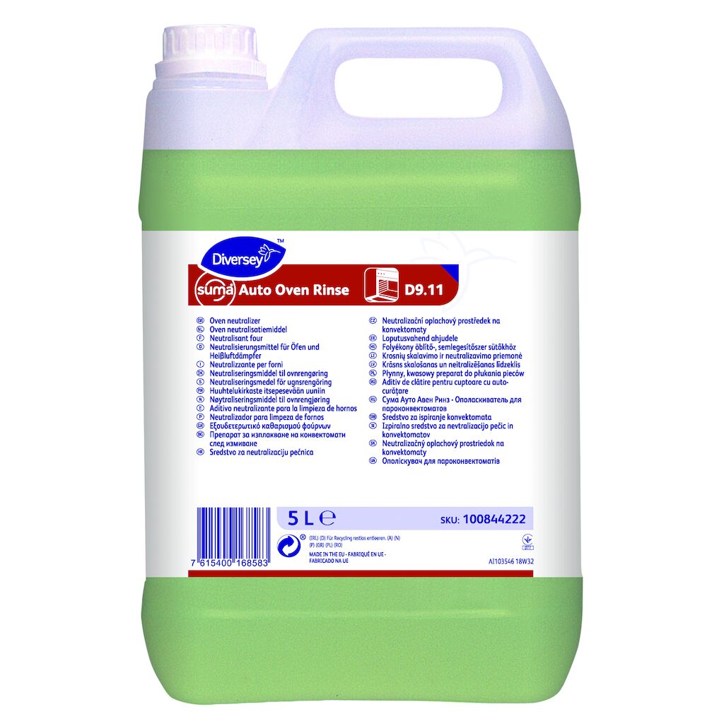 Suma Auto Oven Rinse D9.11 - can 2 x 5 l
