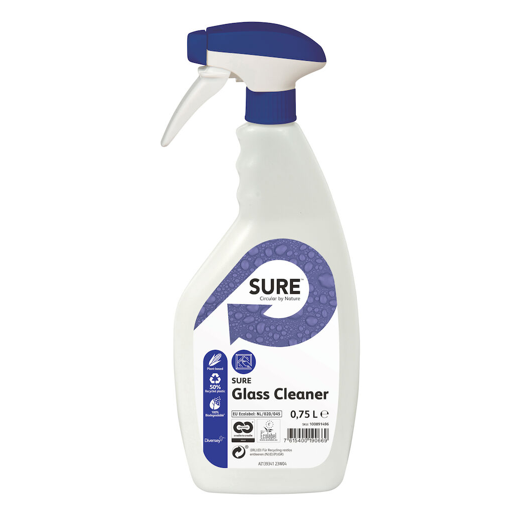 SURE Glass Cleaner - glas- en interieurreiniger 6 x 750 ml