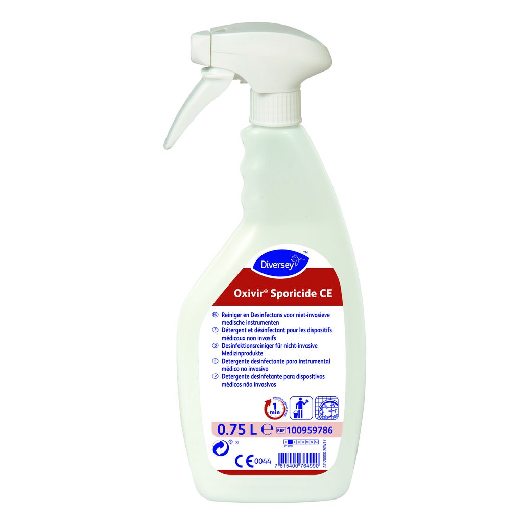 DI Oxivir Sporicide CE RTU 6 x 750 ml