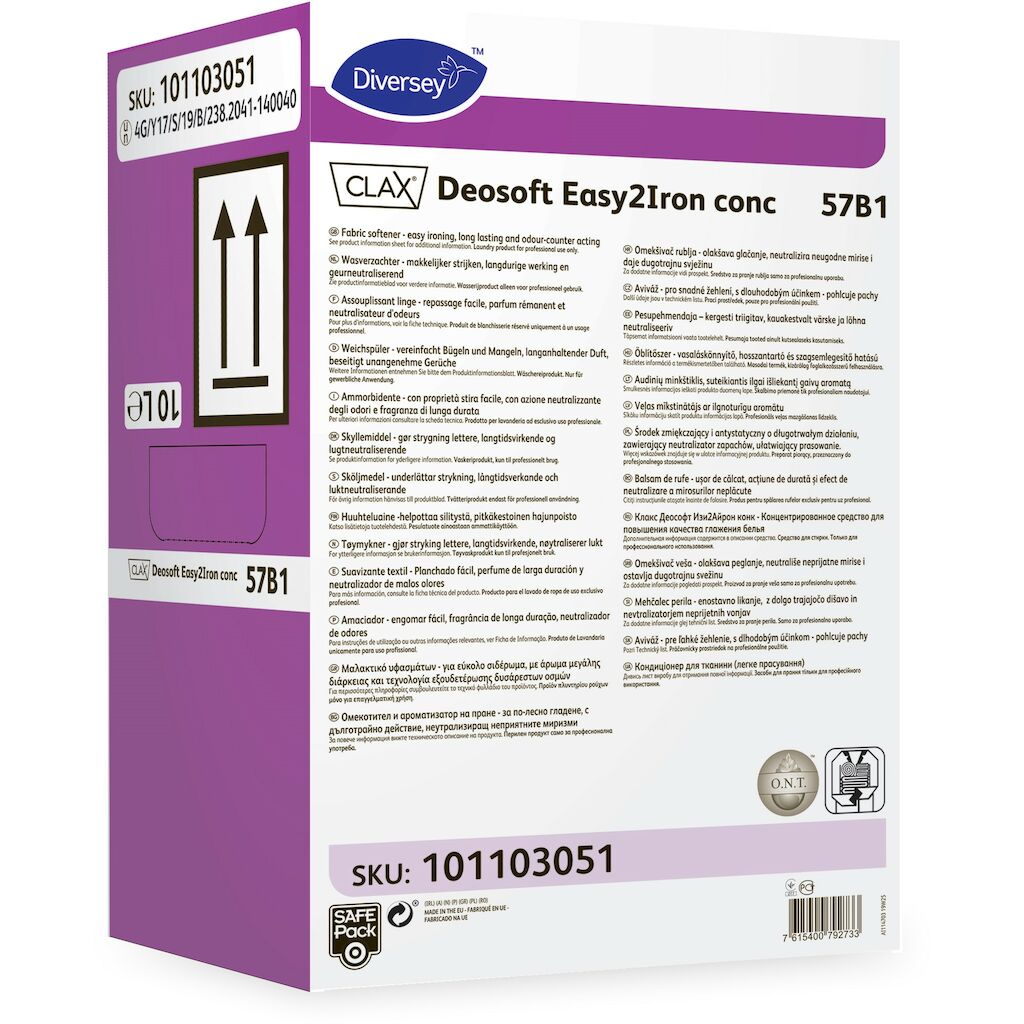 Clax Deosoft Easy2Iron conc 75B1 - SafePack 10 l