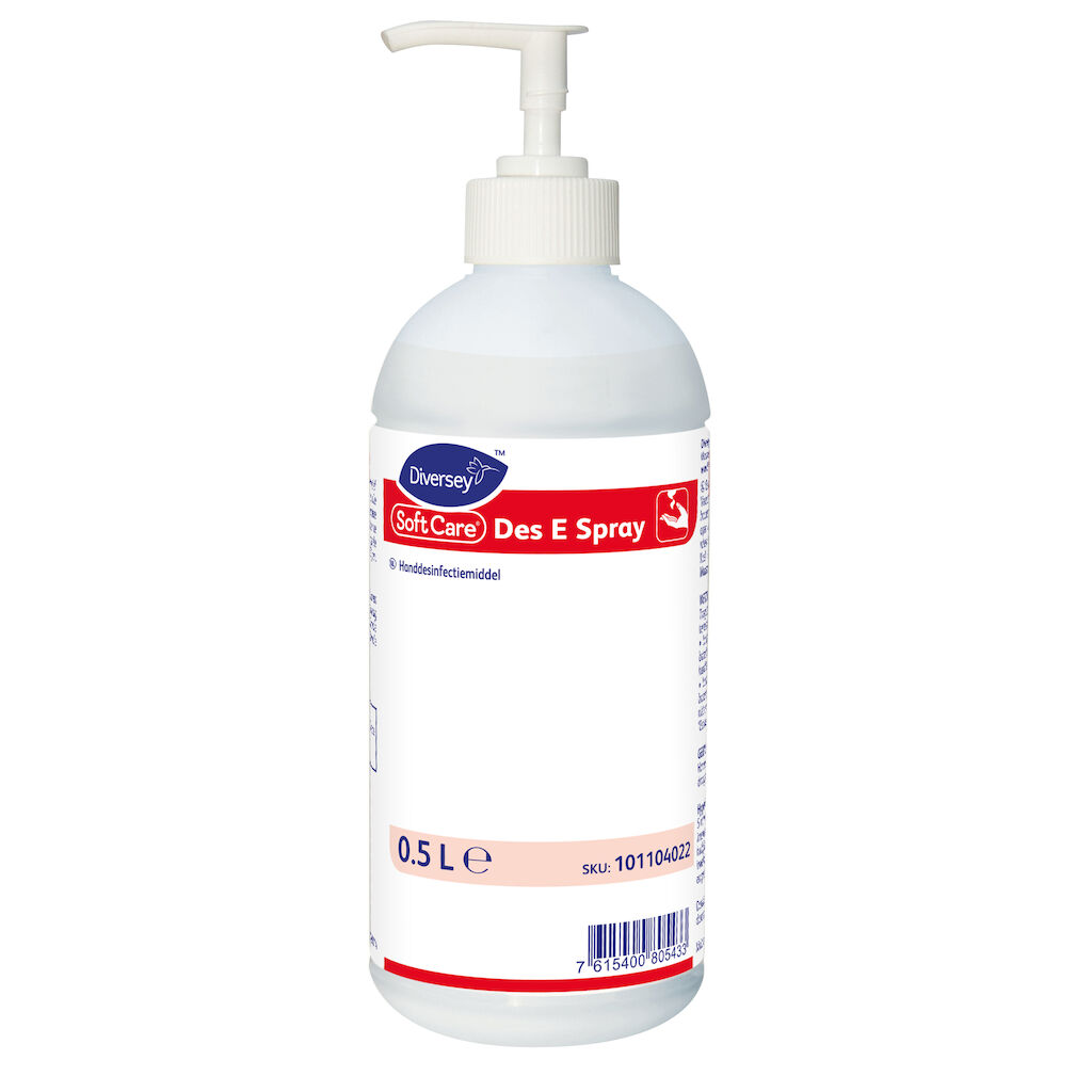 Soft Care Des E Spray (ronde fles met flip top dop) 10 x 500 ml