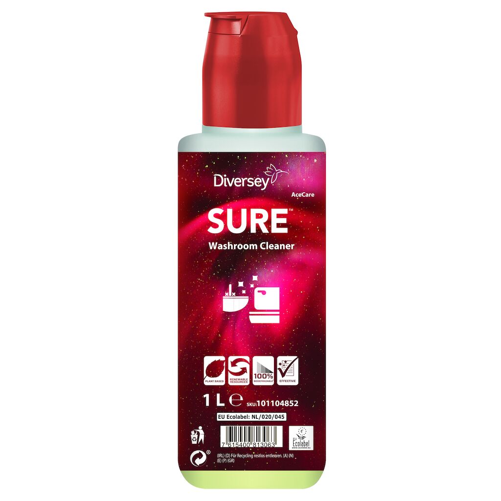 SURE Washroom Cleaner Ace Care 6 x 1 l