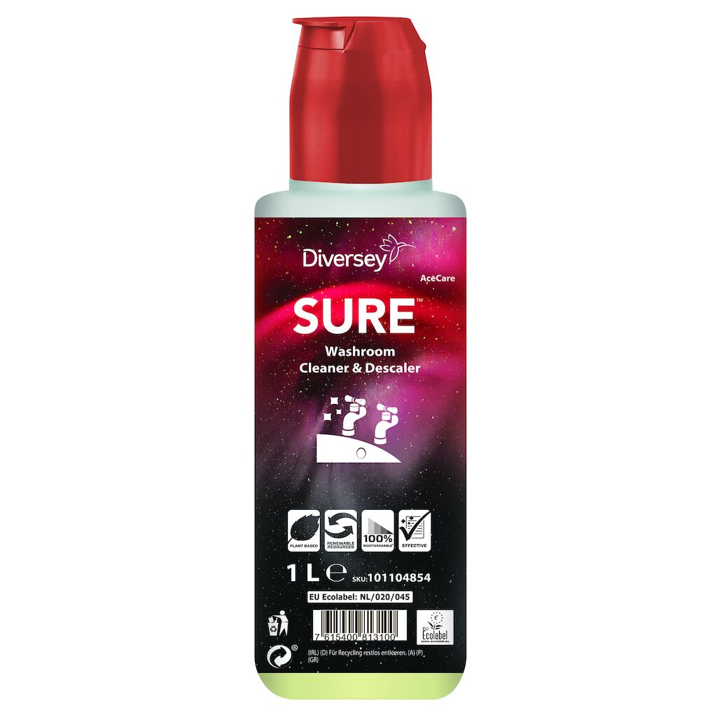 SURE Washroom Cleaner & Descaler Ace Care 6 x 1 l