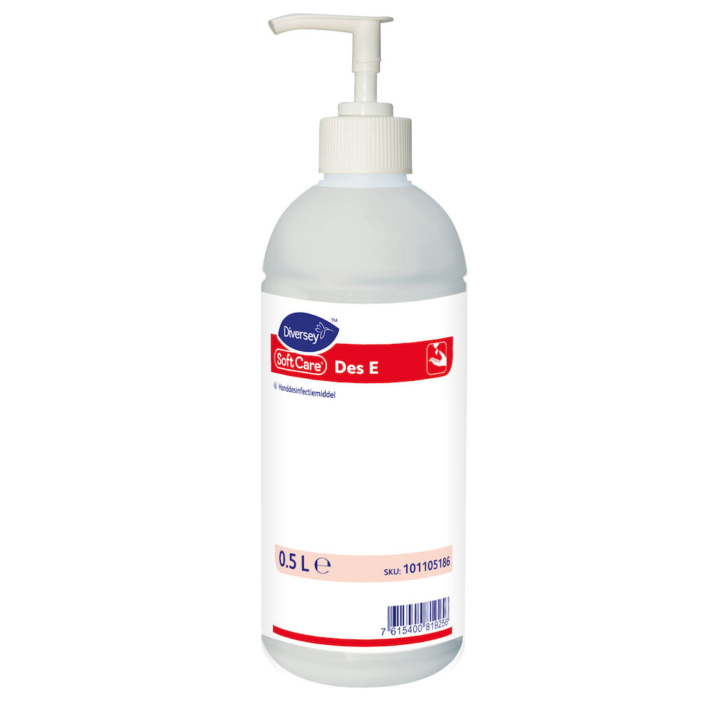 Soft Care Des E H5 (ronde fles met pompje) 10 x 500 ml
