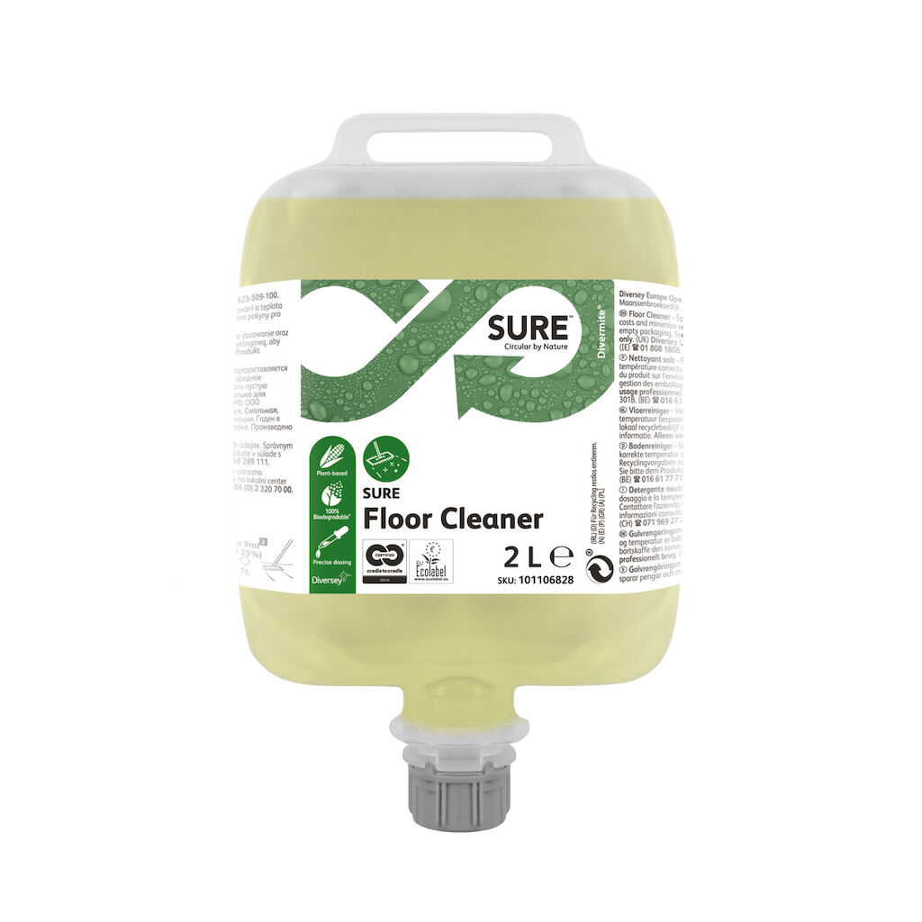 SURE Floor Cleaner - Divermite pouch 3 x 2 l