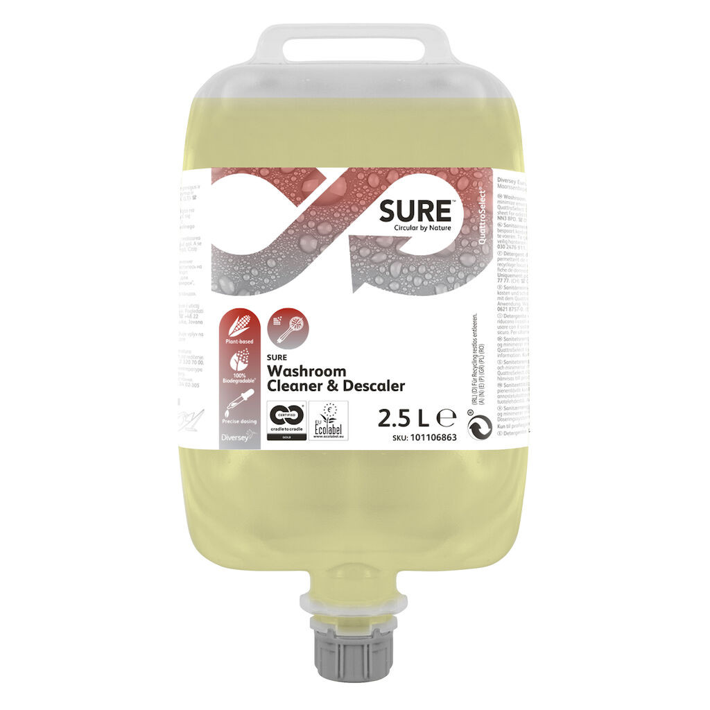 SURE Washroom Cleaner & Descaler QS 2 x 2,5 l