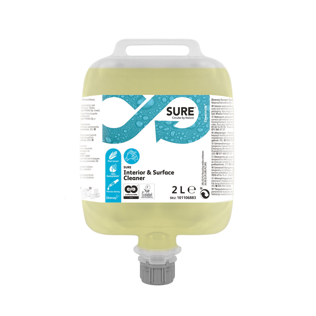 SURE Interior & Surface Cleaner - Divermite pouch 3 x 2 l