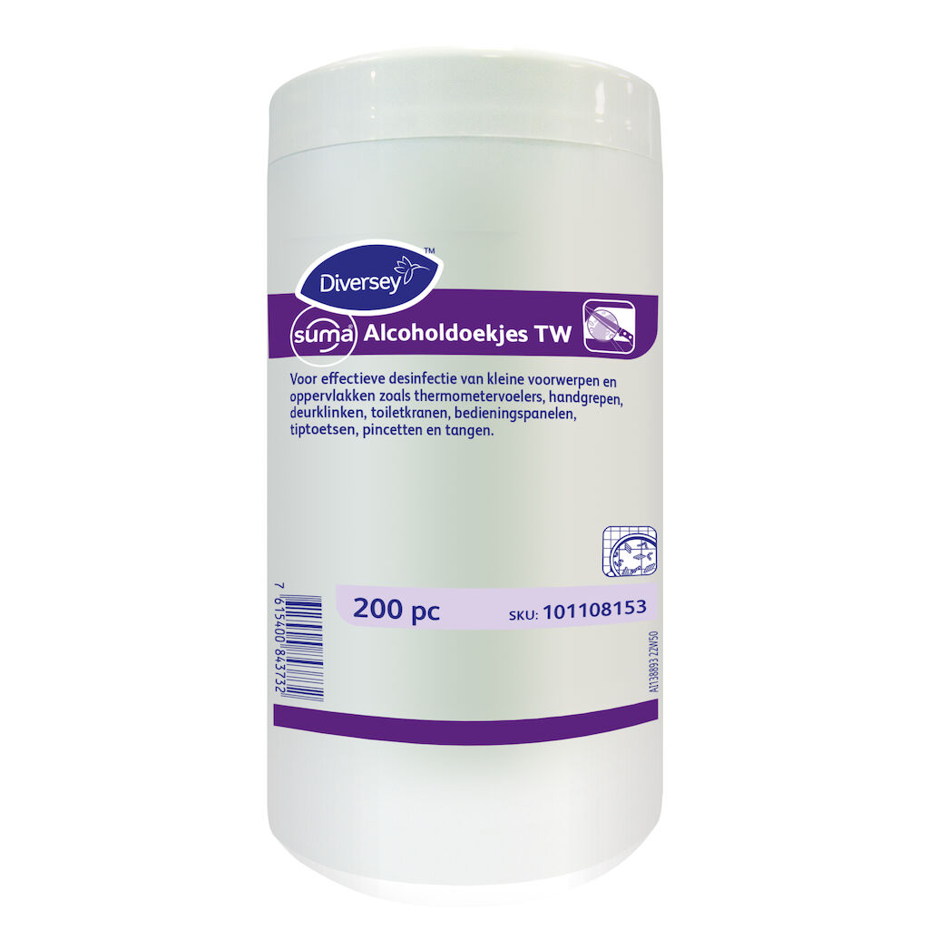Suma Alcoholdoekjes TW 12 x 200 stuks