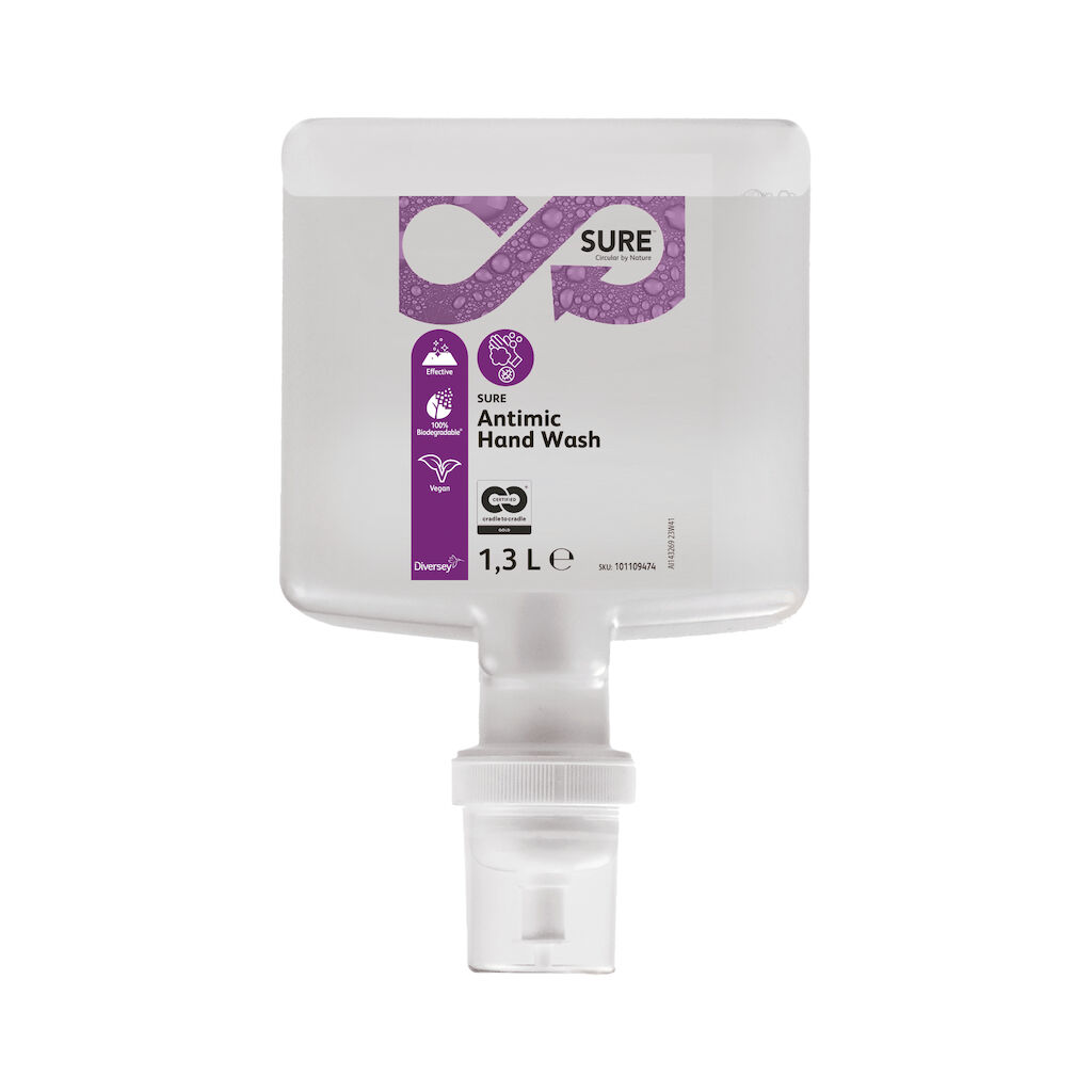 SURE Antimic Hand Wash 4x1.3L - Antimicrobiële handzeep