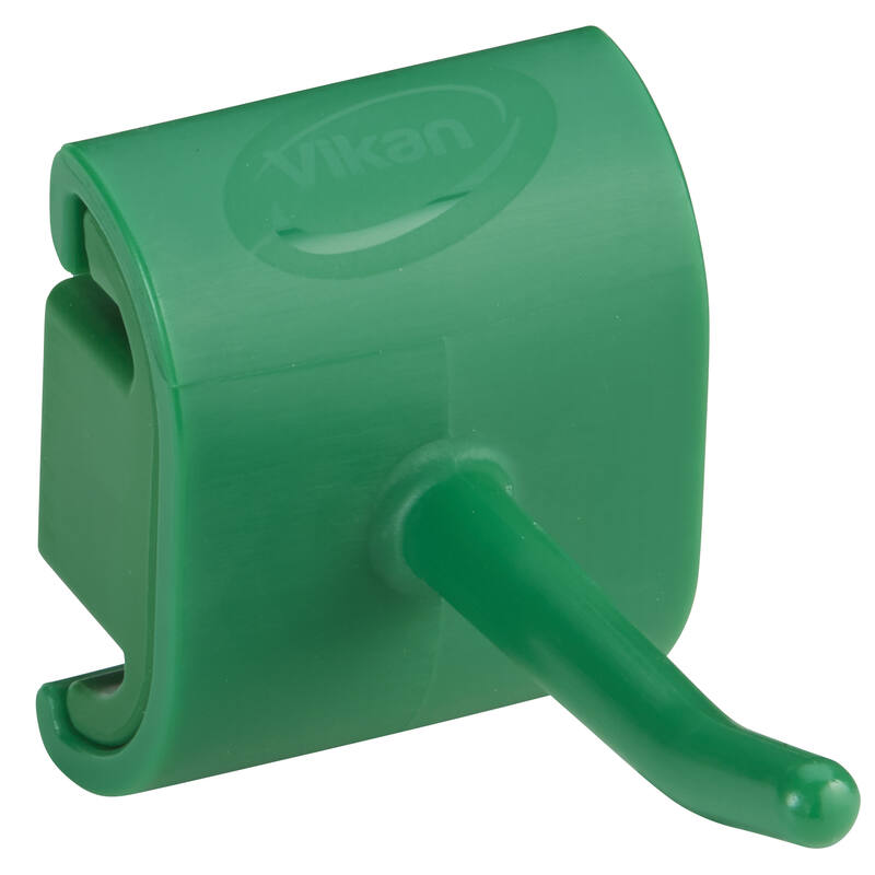 Vikan Hygiene enkele haak voor Hi-Flex ophangsysteem, groen, 41,5mm
