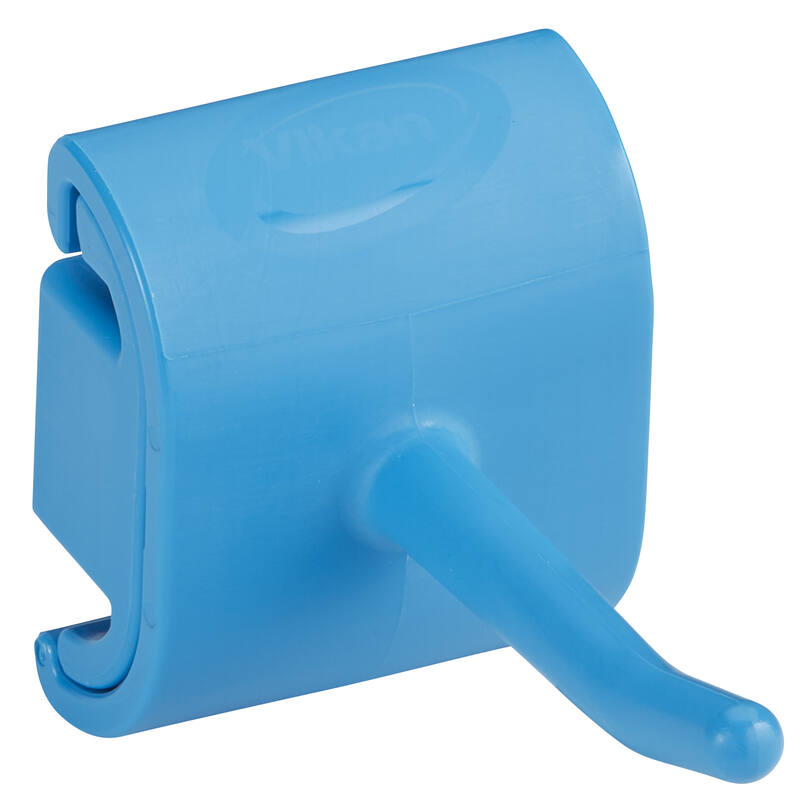 Vikan Hygiene enkele haak voor Hi-Flex ophangsysteem, blauw, 41,5mm
