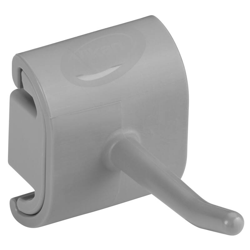 Vikan Hygiene enkele haak voor Hi-Flex ophangsysteem, grijs, 41,5mm