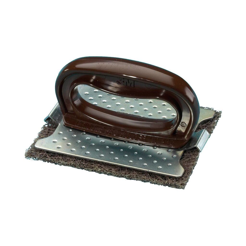 Bakplaatreiniger - houder incl. 1 pad per stuk
