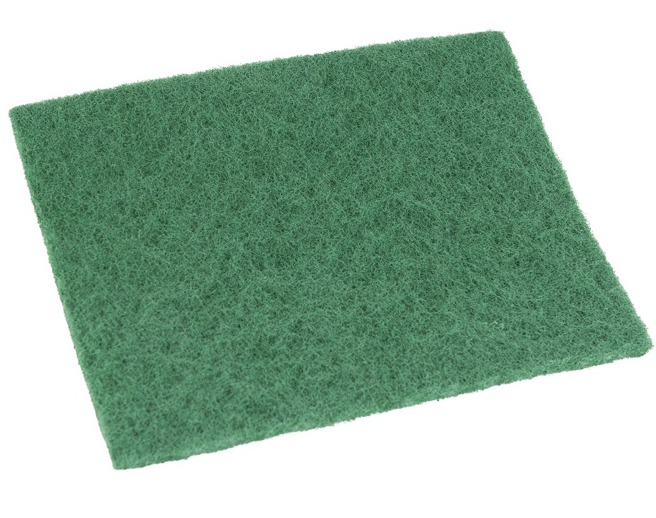 Schuurvlies, 140x180x6mm, groen, 10 stuks