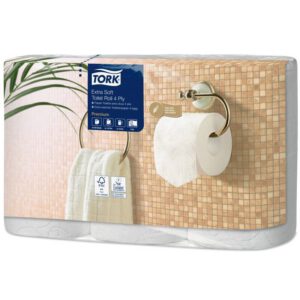 Tork extra zacht traditioneel toiletpapier, 4 laags, 188 meter, 42rol per pak