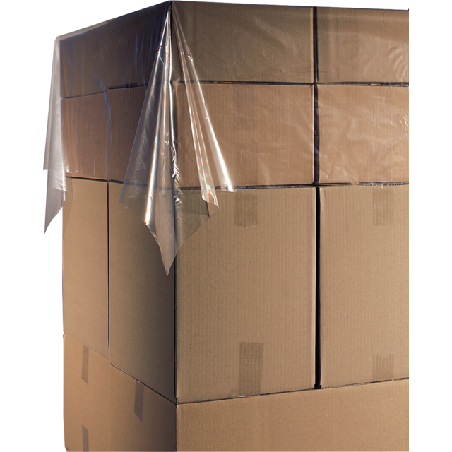 Topvellen 150x180 cm 30 mµ transparant 300 stuks per rol 300 stuks per rol