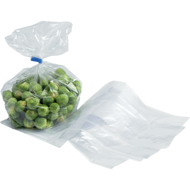 LDPE zijvouwzak Transp. 18 / 4 x 35 cm, 4000st.
