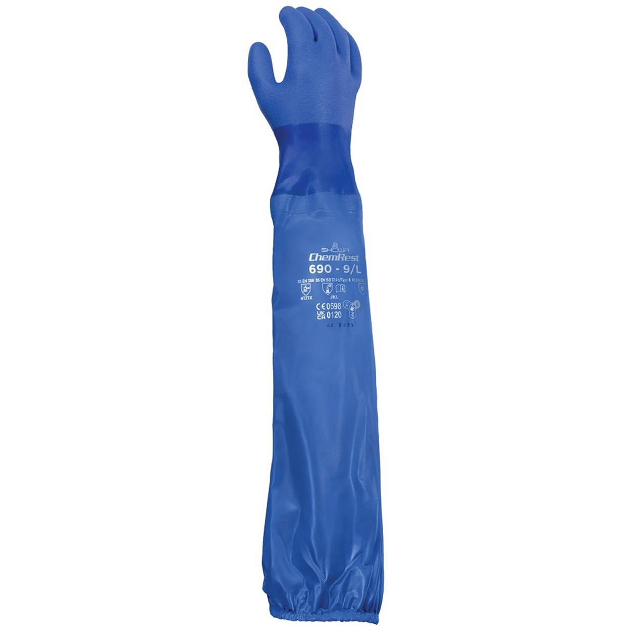 Showa 690 Oil Resistant handschoen XL-650 mm
