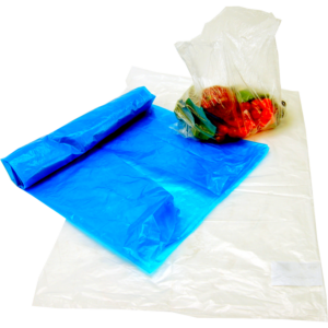 LDPE zakken 50 x 84cm 37mµ los 2% blauw 500 stuks los in doos