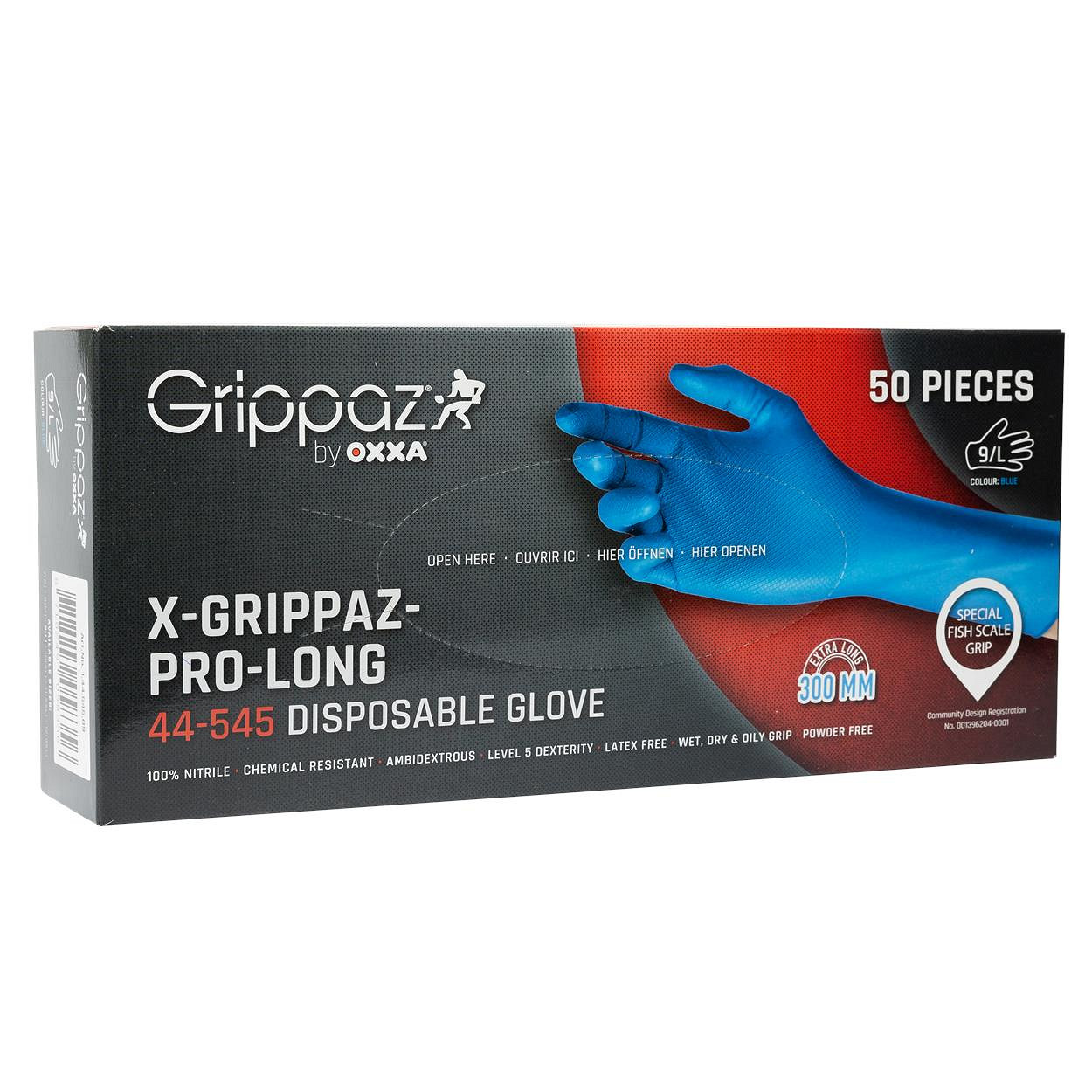 OXXA® X-Grippaz-Pro-Long 44-545 handschoen, 50st, maat 7/S