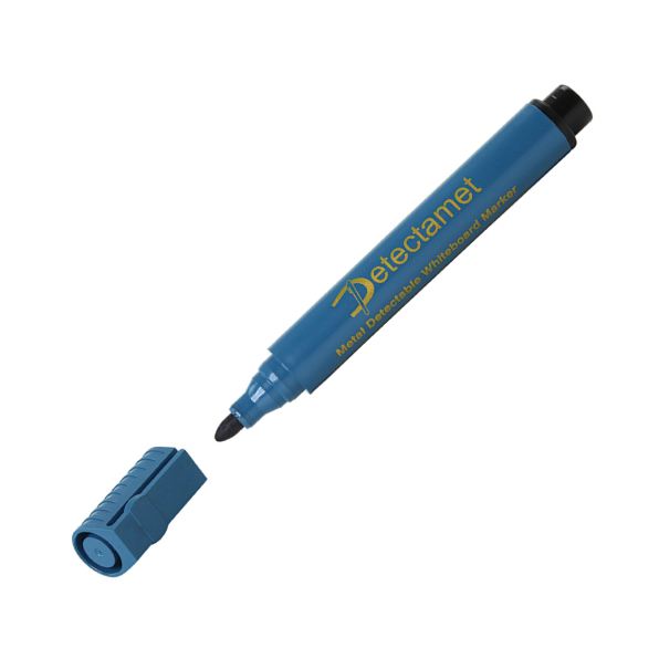 Whiteboardmarker met niet-intrekbare beitelpunt, rood