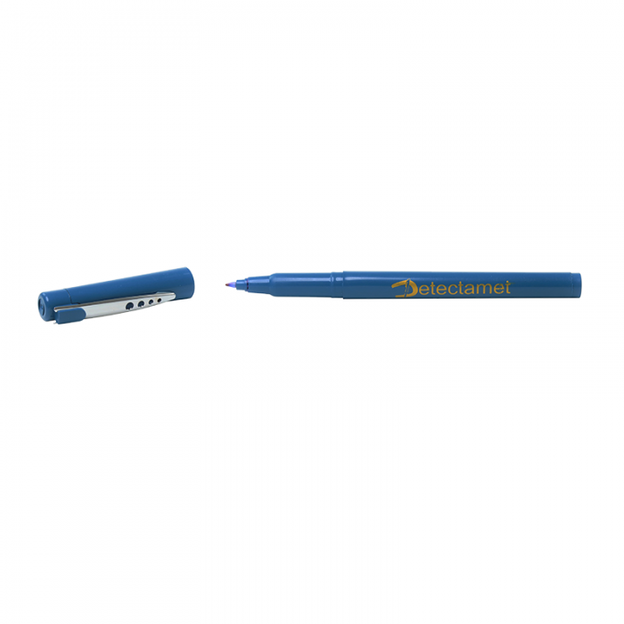 Fijne markeerstift, niet-intrekbaar, met metalen clip