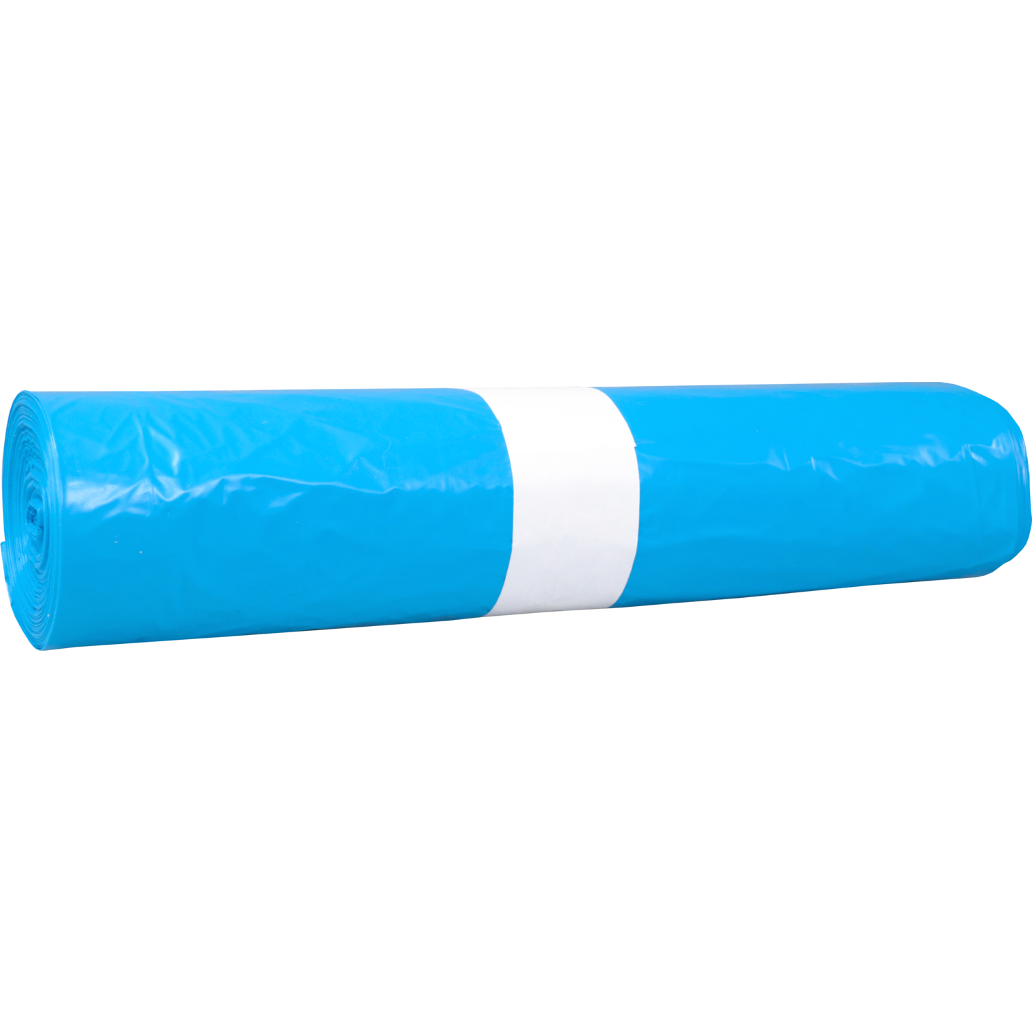 HDPE Afvalzakken rol 80 x 110cm T 25 blauw 15 x 20 stuks
