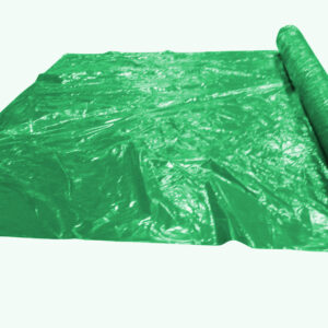 LDPE hoezen 130/2x50x204 cm 0,055 mm groen 40 stuks op koker
