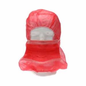 CMT astrocap + 2-laags mondmasker, pp non woven, rood, 500st/doos