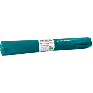 Powersterko recy afvalzak blauw T70 90 x 110 cm - rol (10x10st)