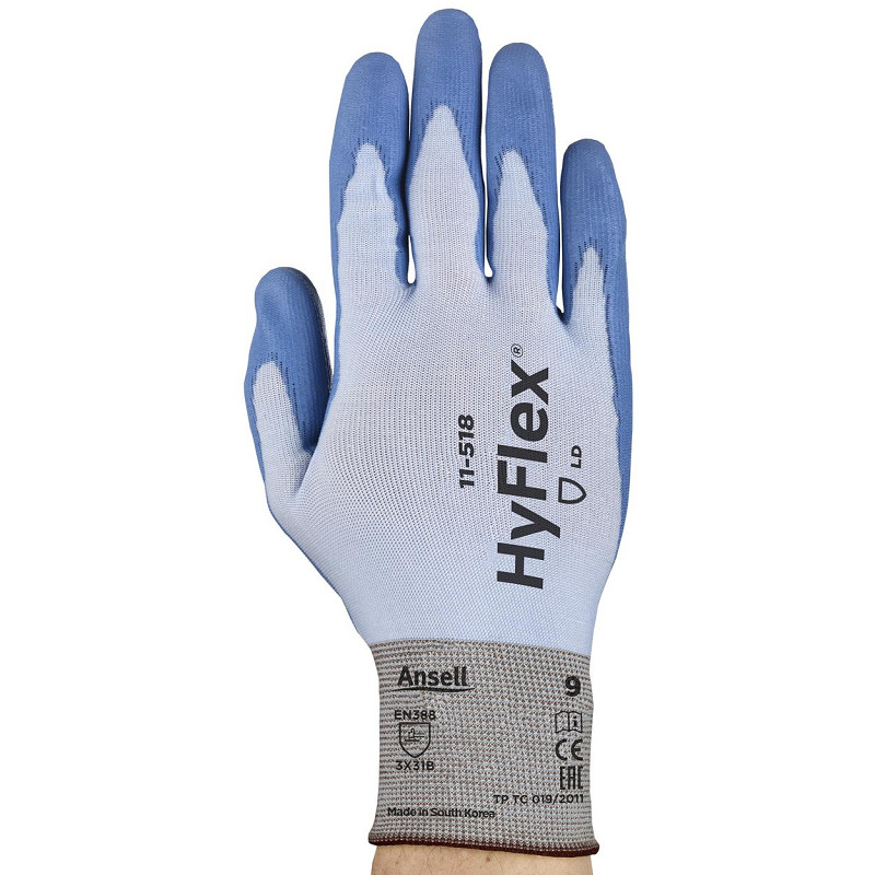 Ansell Hyflex 11-518 blauw, 9