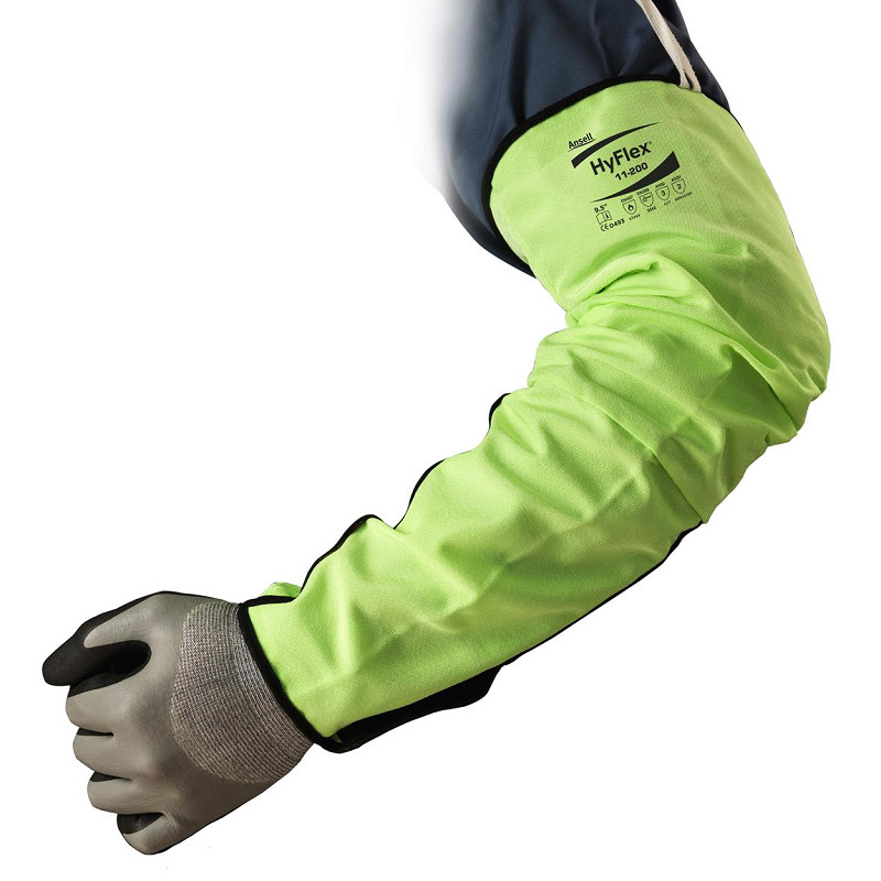 Ansell Hyflex 11-200 sleeve geel 47.5cm