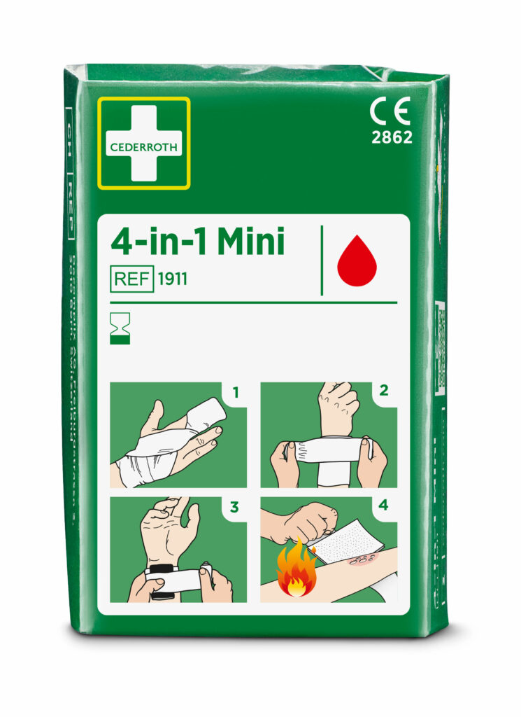 CEDERROTH 4-in-1 mini bloedstelpende verbanden