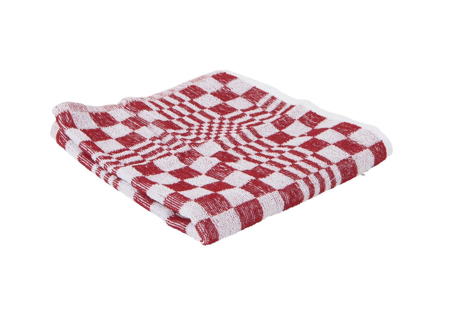Keukendoek blok ca. 50x50 cm rood set à 3