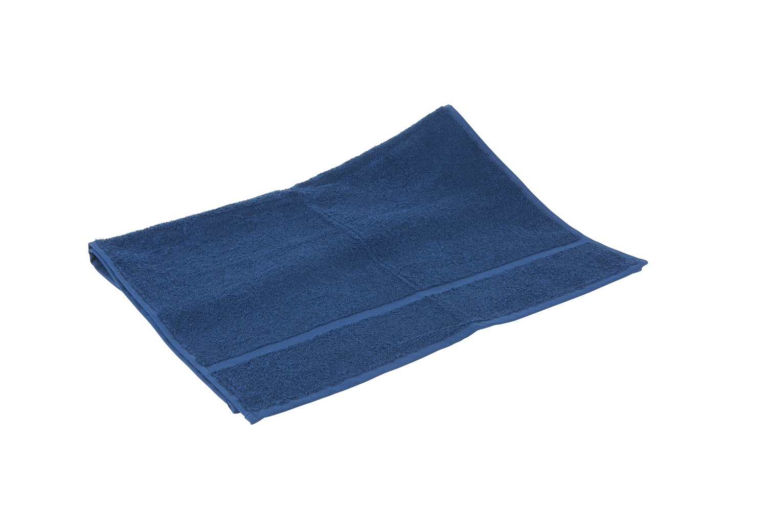 Handdoek badstof, 100x50cm, donkerblauw, 6 stuks