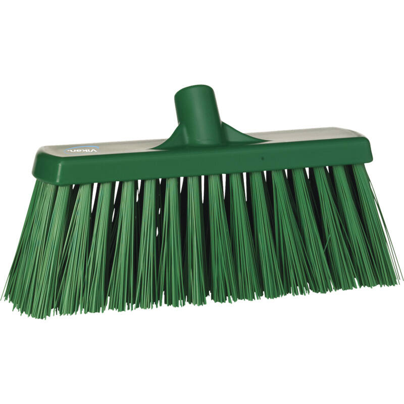 Vikan Hygiene bezem, groen, extra harde vezels, 330mm