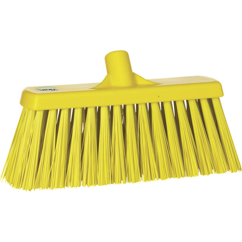 Vikan Hygiene bezem, geel, extra harde vezels, 330mm
