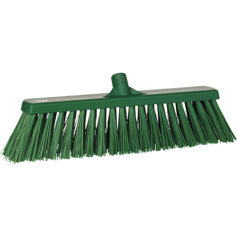 Vikan Hygiene bezem, groen, extra harde vezels, 530mm